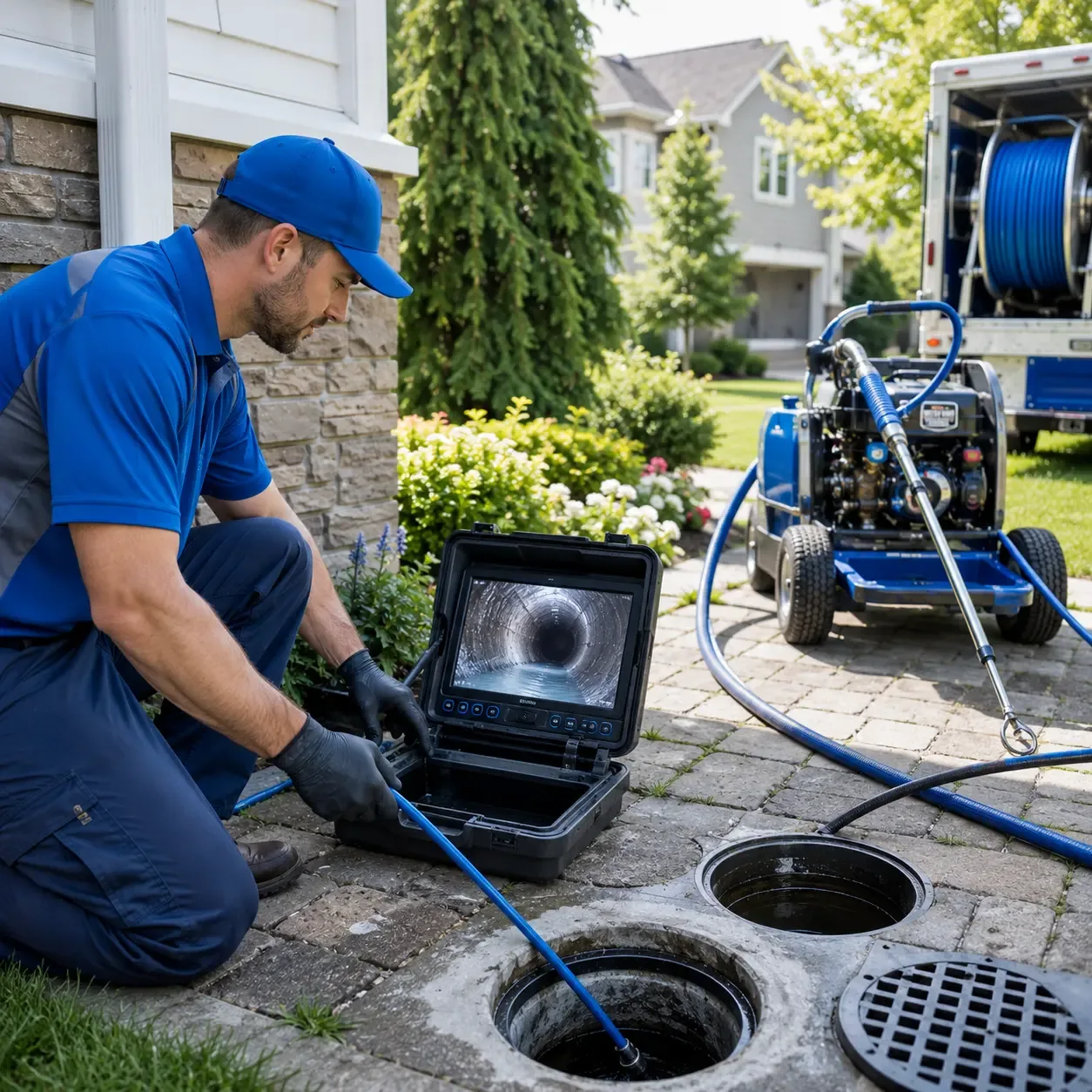 Outdoor drain cleaning professionals serving Santa Ana, CA